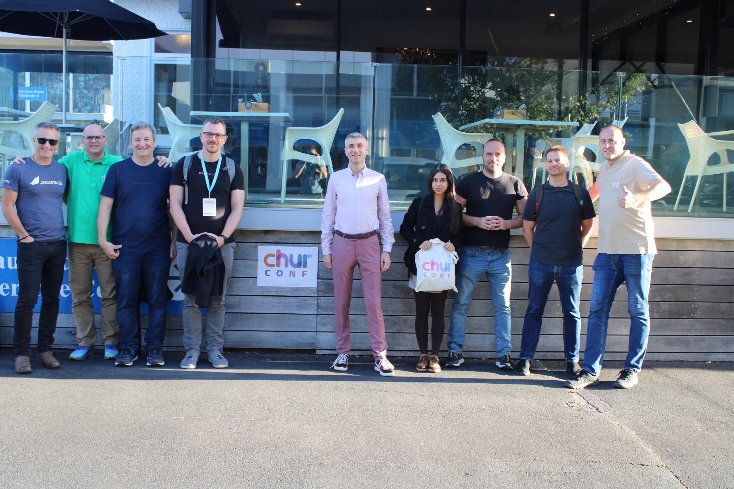 Speakers and attendees at ChurConf Auckland